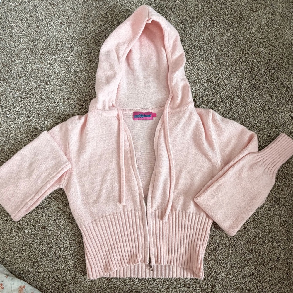 Edikted Blush Pink Knit Sweater